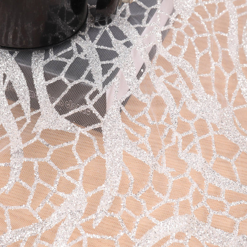 Flash Silver Sequins pulmakleidi kangas